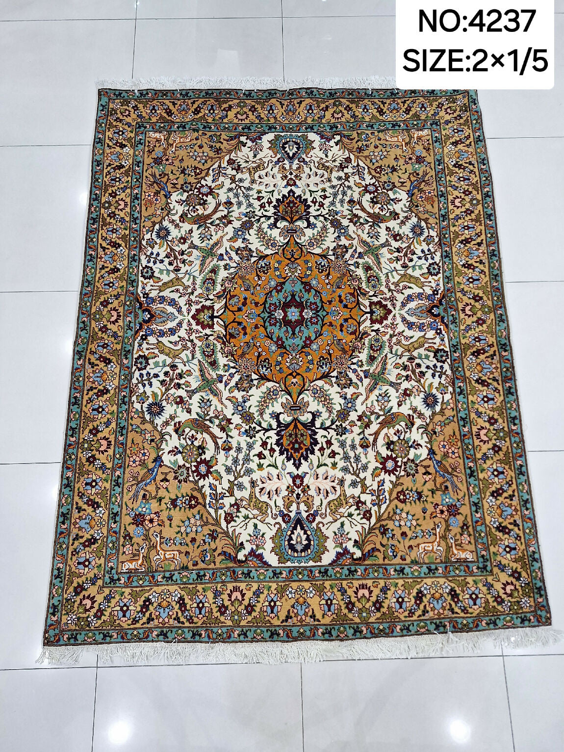 سجادة تبريز 2×1/5