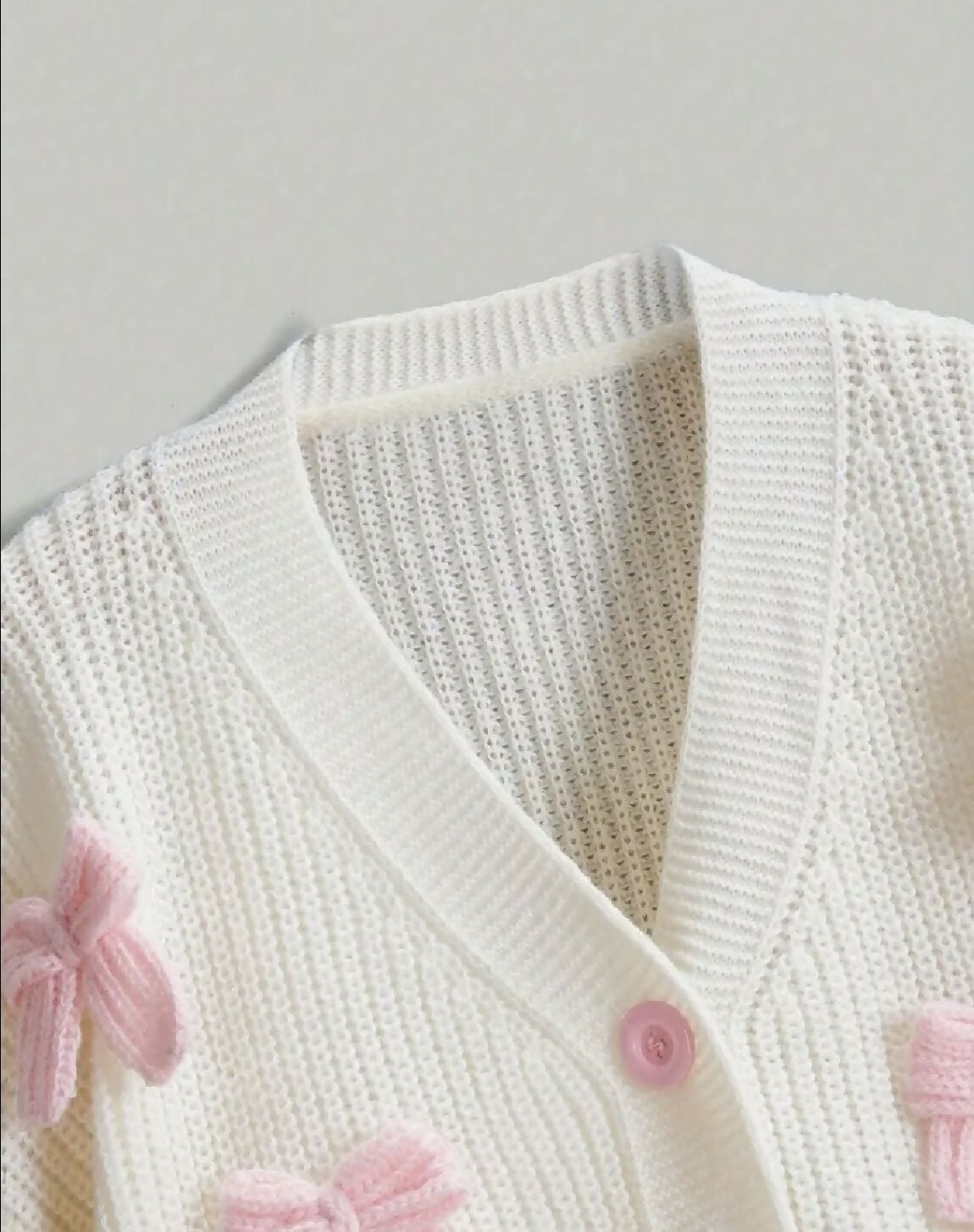 VEMO|Pink bow sweater