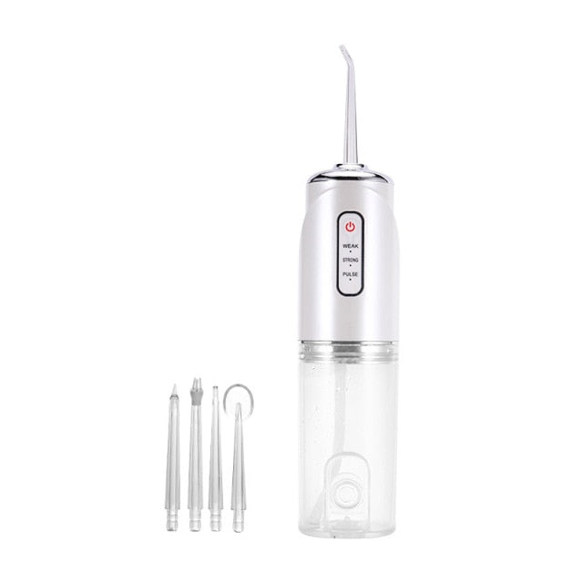 Rechargeable Water Flosser Dental Water Jet Water Tank tooth Cleaner intelligent punch USB 220ML