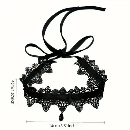 VEMO| Elegant Gothic Lace Choker Necklace