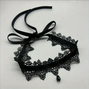 VEMO| Elegant Gothic Lace Choker Necklace