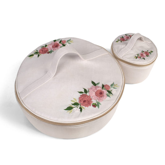 حافظة ا لخبز المطرزة يدويا Embroidery  Bread bag carrier - 1