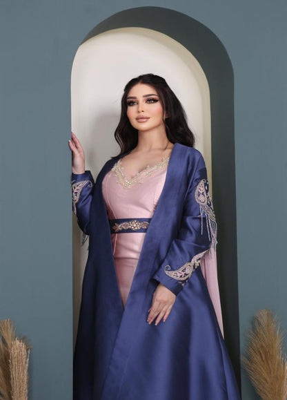 فستان سهره من قطعتين خام ميكادو نحو اليد