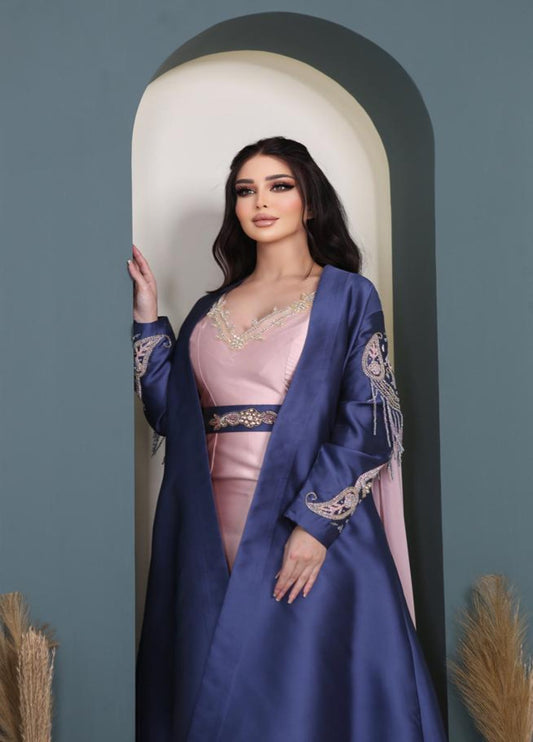 فستان سهره من قطعتين خام ميكادو نحو اليد