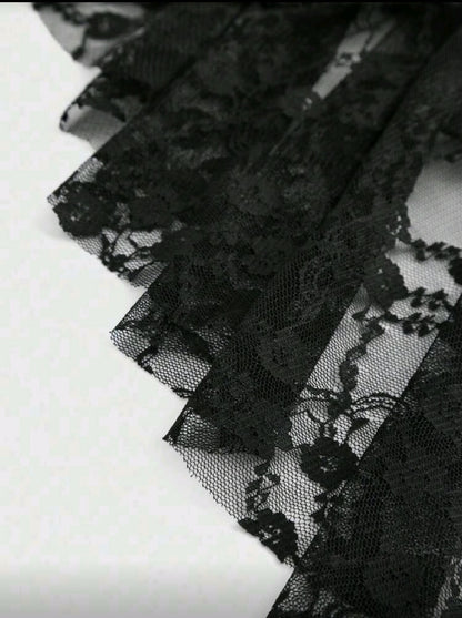 VEMO| High waisted goth mermaid skirt