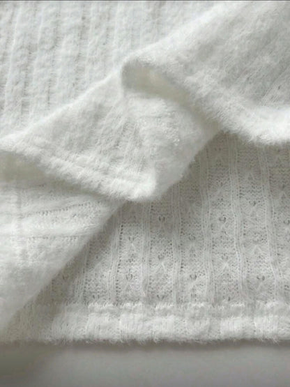 VEMO|pink bow knit minidress