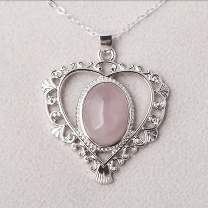 VEMO| Vintage pink stone necklace