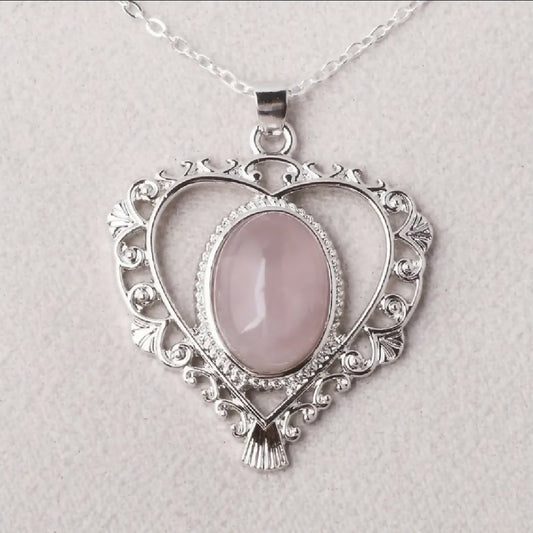 VEMO| Vintage pink stone necklace