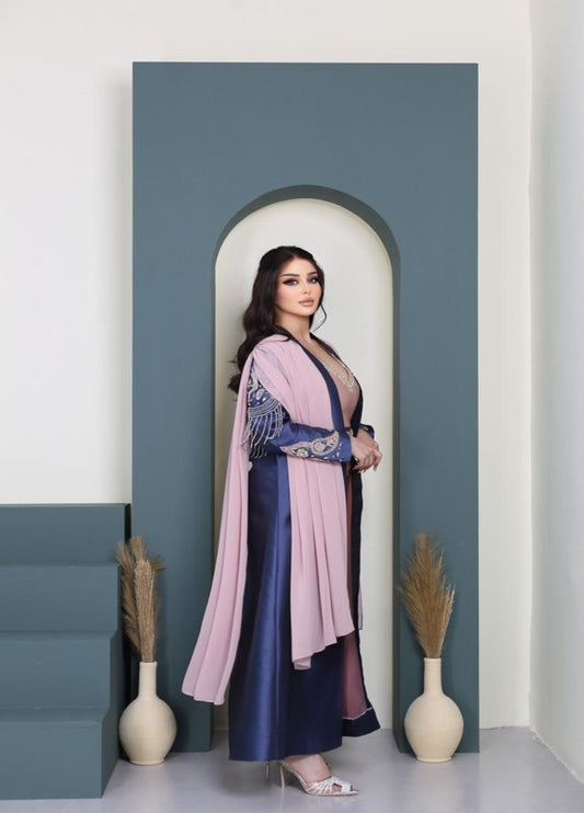 فستان سهره من قطعتين خام ميكادو نحو اليد