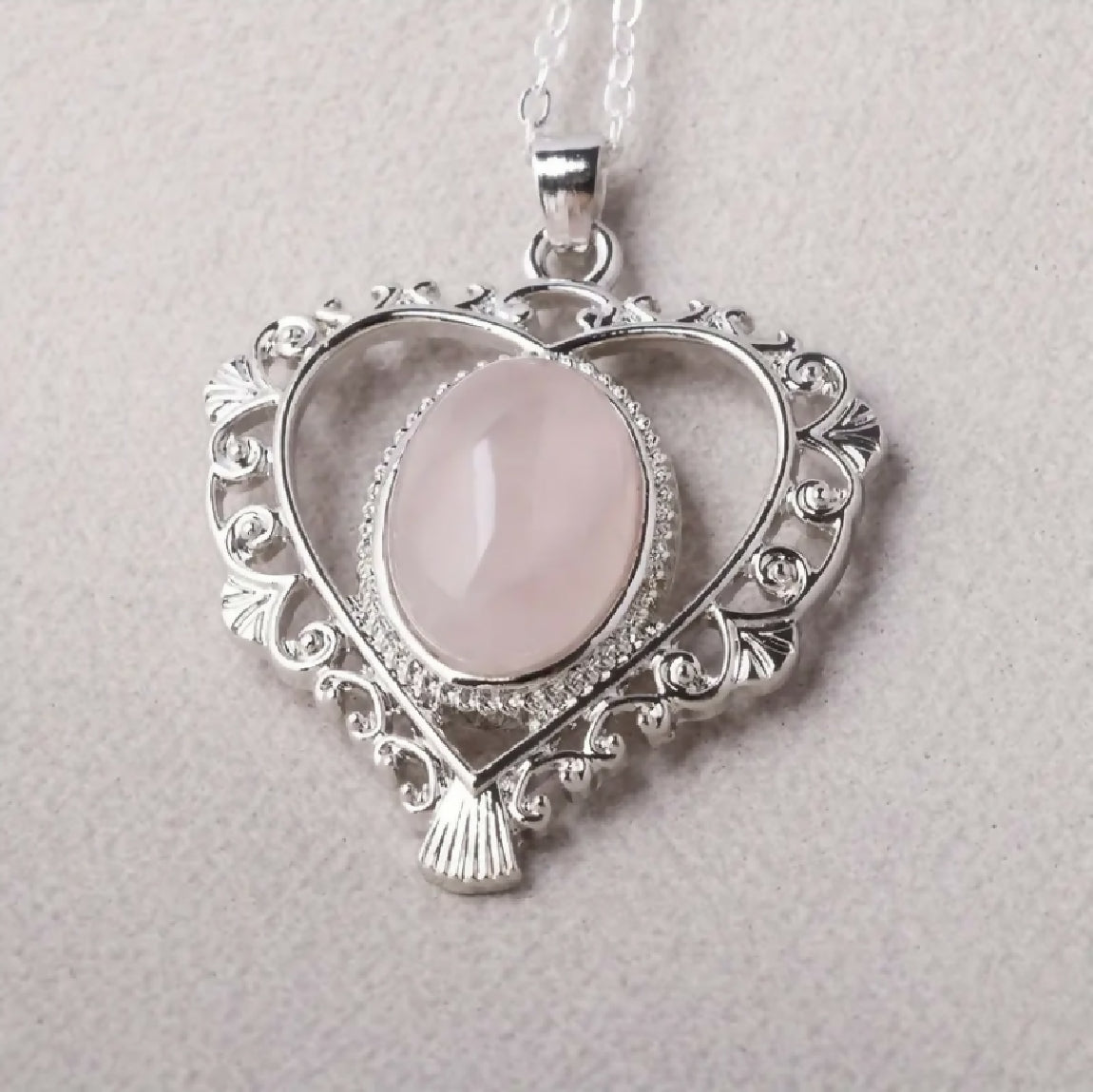 VEMO| Vintage pink stone necklace