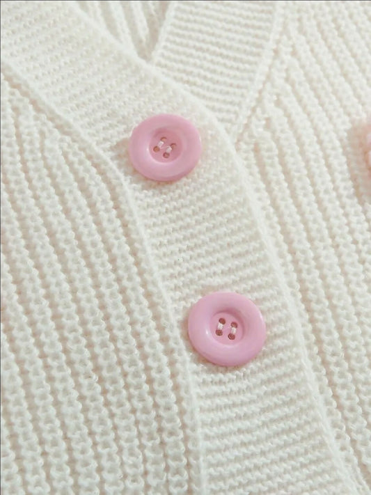 VEMO|Pink bow sweater