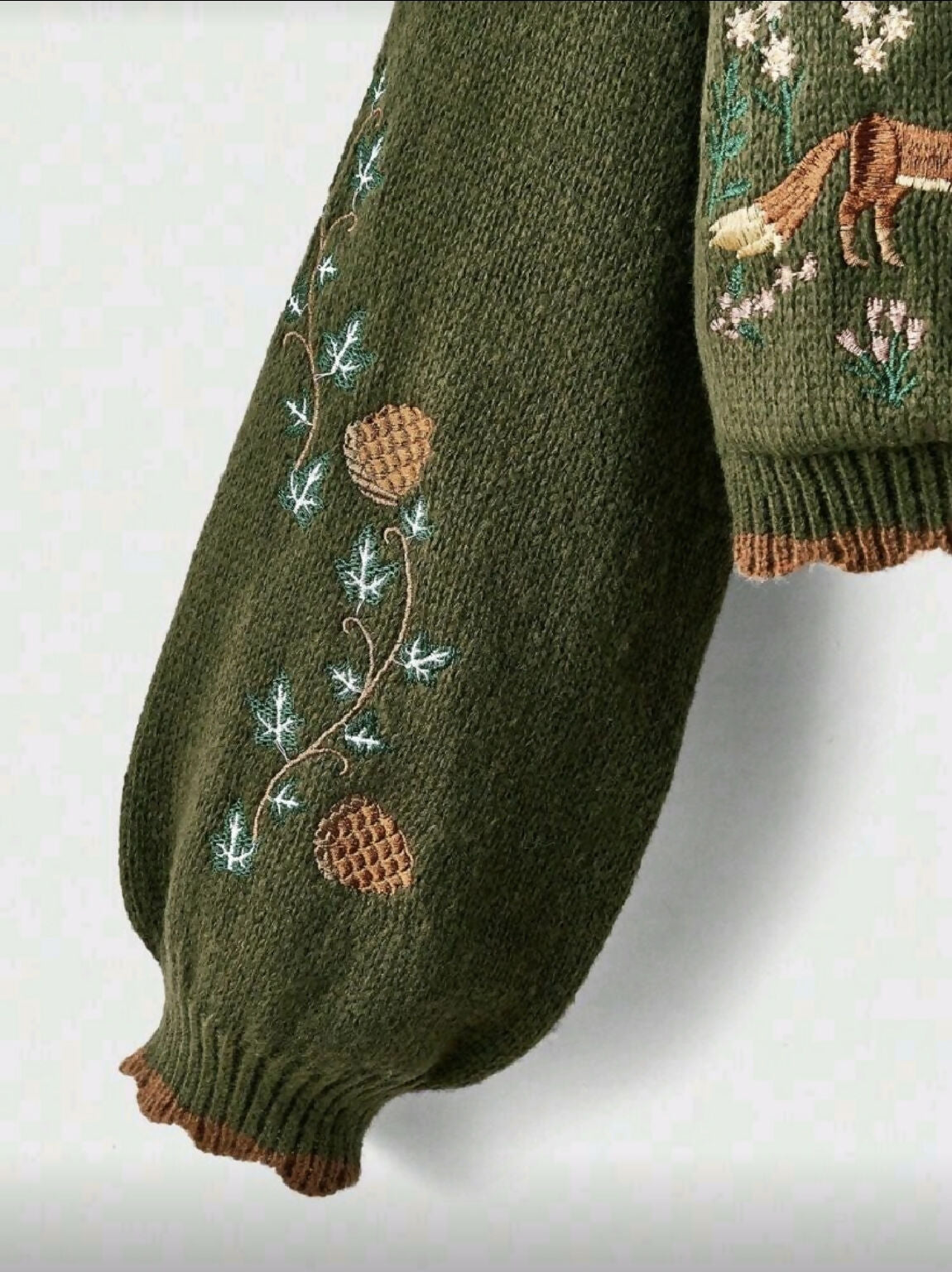 VEMO|fairycore flower sweater