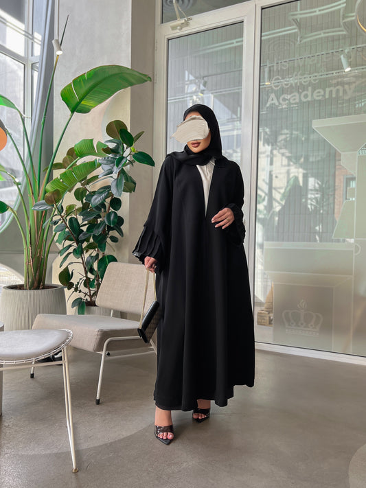 عبايه ساده مع قميص - 1