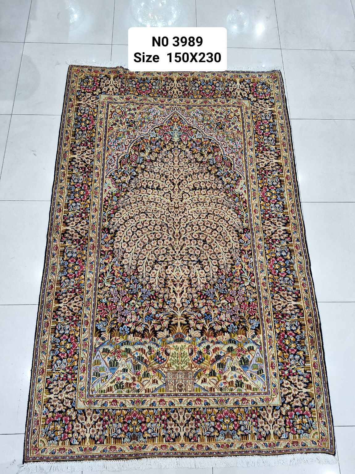 سجادة كرمان انتيك 2/30×1/5