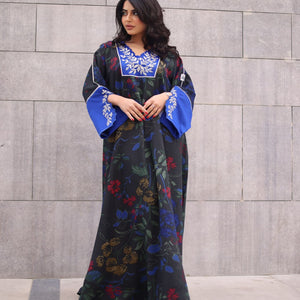 خام شال شك وتطريز